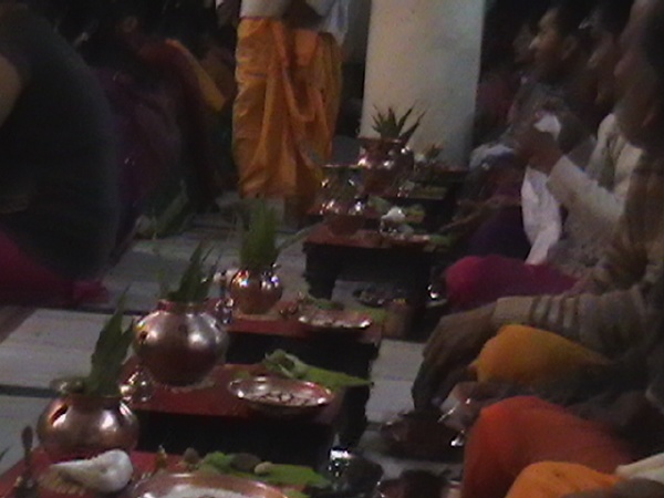 Samuhik SatyanarayanPuja, 125 seats were arranged, Dec 24, 2007